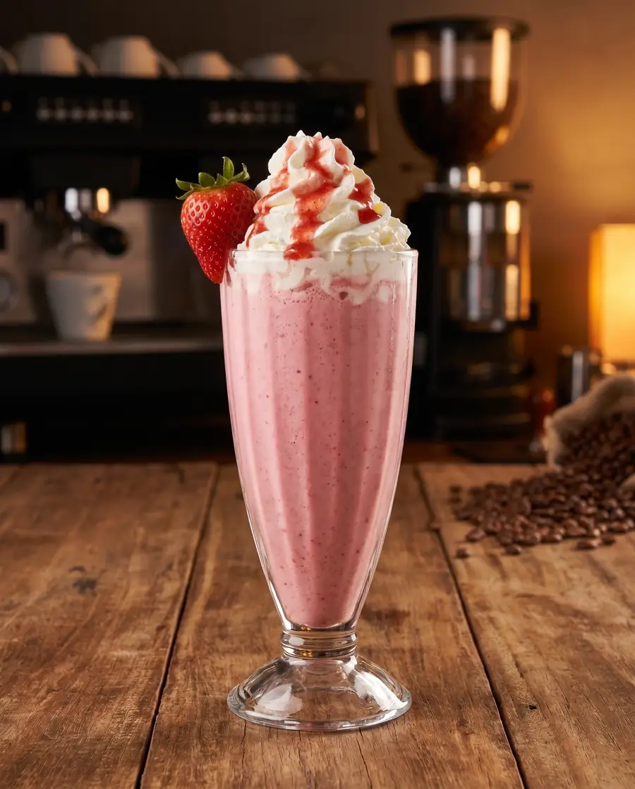 Malteada de Fresa